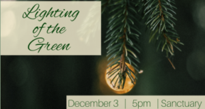 Lighting of the Green at CBCFC 12.03.23.